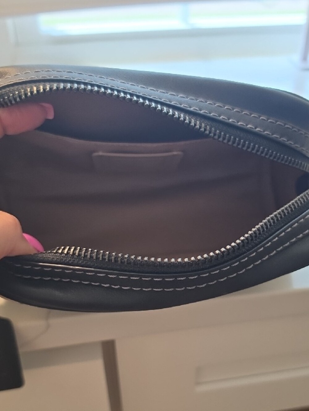 Coach Black & Cream Signature Canvas Toiletry Kit - Picture 5 of 5